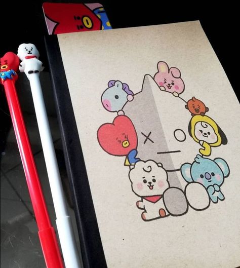 Blackpink Doodle Art, Army Drawing, Pencil Drawings For Beginners, Diy Crafts Bookmarks, Doodle Art Drawing, Kpop Drawings, Easy Doodles Drawings, Easy Drawings Sketches, Cute Doodles Drawings