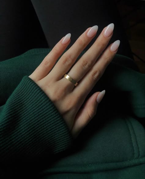 Natural Looking Nails, Unghie Sfumate, Nails Classy, Nagellack Trends, Minimal Nails, Casual Nails, Blush Nails, Classy Acrylic Nails, Neutral Nails