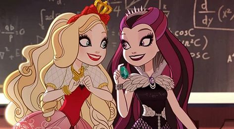 Raven Ever After High, High Games, Apple Birthday, Lizzie Hearts, White Cartoon, Raven Queen, Cartoon Series, Monster High Characters, Apple White