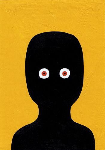 Another Ghost Wide Open Eyes Drawing, Staring Eyes Drawing, Eyes Staring Drawing, Eye Illustration Design Graphics, Void Illustration, Pop Art Eyes, Wide Open Eyes, Weird Illustration, Void Art