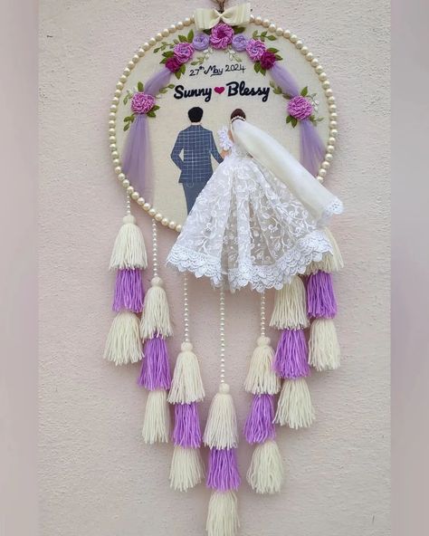 🤍💜 Customized handmade wedding hoop 💖🥳 . . Available in 12 inches ✨🤍 Dm us for order 🎁 . . .#embroideryhoop #weddinghoops #hoopartembroidery Wedding Hoops Embroidery, Wedding Hoop Embroidery, Wedding Embroidery Hoop, Wedding Hoop, Hand Beaded Embroidery, Wedding Embroidery, Hoop Embroidery, Color Painting, Embroidery Hoop Art