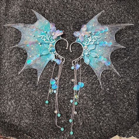 Sparkle like a mermaid with our best-selling Mermaid Earrings Scale Sequins Ear Hanging Props! These dazzling earrings will add a touch of magic to your look. Mermaid Earrings Scale Sequins Ear Hanging Props - $39.99 Hit the link in our bio to shop now! 🛍️ #SeasonsChange #decor #Seasonal #trending #linkinbio #tiktokmademebuyit #MermaidEarrings #SparkleMagic #EarHanging #DazzlingLook Siren Headpiece, Siren Ears, Mermaid Ears, Siren Tail, Shark Mermaid, Elf Hair, Dewy Makeup Look, Pink Whale, Dazzling Earrings