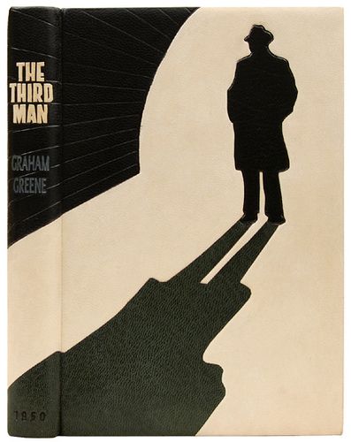 Graham Greene 'The Third Man' 50'. Designer unknown http://www.flickr.com/photos/38556985@N07/4130869103/ Bookmark Design, Graham Greene, Noir Movie, Vintage Book Cover, Graphisches Design, 타이포그래피 포스터 디자인, Best Book Covers, The Third Man, Book Logo