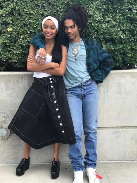 Grownish Outfits Zoey, Luca And Zoey, Luca Sabbat Fashion, Luka Sabbat Grownish, Luca Grown Ish, Grownish Outfits, Luca Sabbat, Marsai Martin Outfit, Grown Ish Outfits