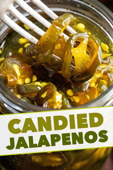 Candy Peppers, Candied Peppers, Baked Jalapeno Poppers, Snacky Foods, Pickled Jalapenos, The Chunky Chef, Cowboy Candy, Candied Jalapenos, Jalapeno Jelly