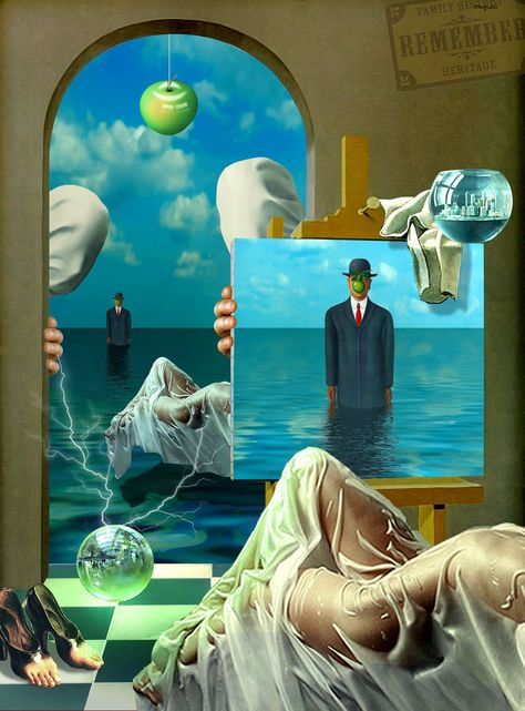 Renee Magritte, Rene Magritte Art, Surreal Art Painting, Magritte Art, Surealism Art, Images D'art, René Magritte, Surreal Artwork, Train Art