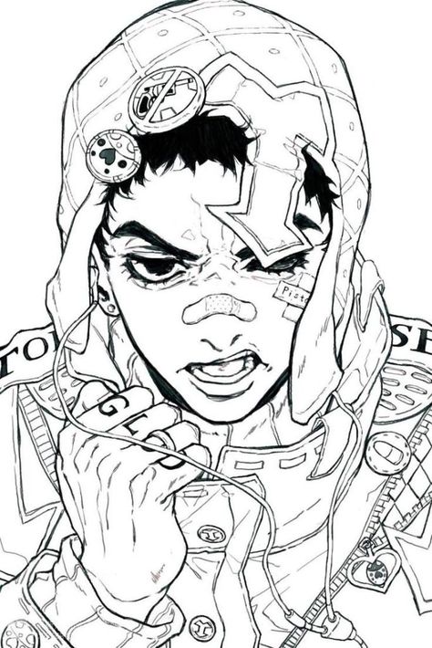 mista mista All Pins, Jojo's Bizarre Adventure Anime, Jojo Anime, 캐릭터 드로잉, Jojo Bizzare Adventure, Sketchbook Art Inspiration, Anime Sketch, Jojo Bizarre, Art Reference Photos