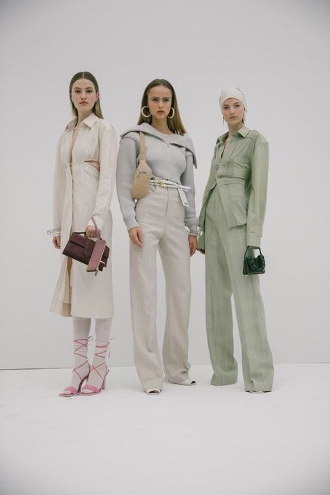 Backstage at Jacquemus AW20 | Dazed Street Style Inspiration, Vogue Fashion, 가을 패션, Fashion 2020, Looks Style, Mode Inspiration, Delaware, Amazing Products, Clothing And Accessories