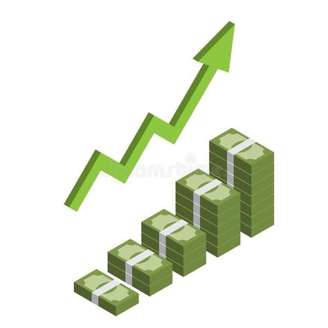 Stock Market Manifestation, Money Increase Graph, Money Growth Illustration, Financial Goals Ideas, Arrow Making, Growth Infographic, Food Coloring Mixing Chart, Growth Graph, Food Coloring Chart