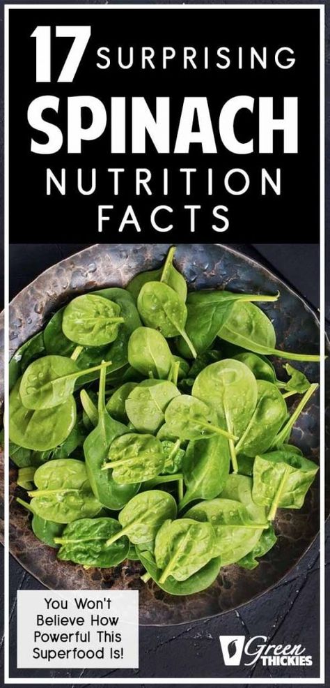 17 Surprising Spinach Nutrition Facts & Health Benefits. Spinach Nutrition Facts, Spinach Benefits, Nutrition Quotes, Meal Replacement Shakes, Holistic Nutrition, Nutrition Education, Green Smoothie Recipes, Proper Nutrition, Nutrition Plans