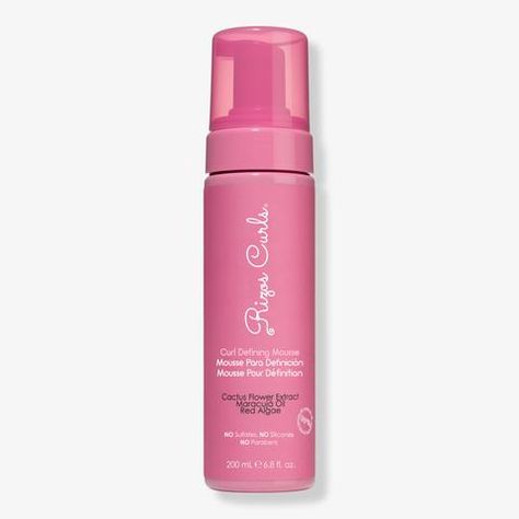 Rizos Curls | Ulta Beauty Curl Defining Mousse, Rizos Curls, Maracuja Oil, Curl Definition, Curl Defining, Red Algae, Face Exercises, Waves Curls, Frizz Control