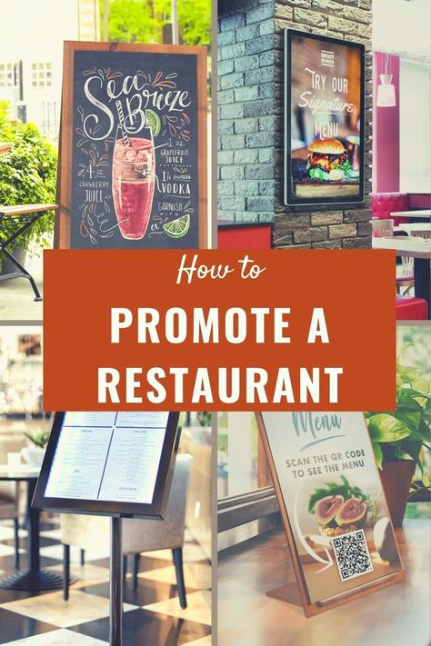 How to attract more customers to your restaurant with restaurant signage Restaurant Promotion Ideas, Ideas For Restaurant, Bar Promotion, Cranberry Juice And Vodka, Restaurant Business Plan, Restaurant Promotions, Restaurant Signage, Starting A Restaurant, Posting Ideas