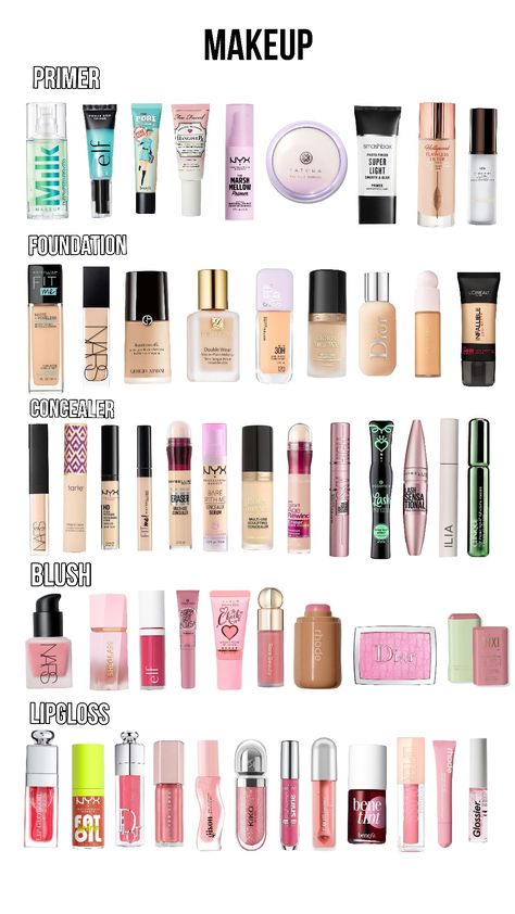 Best Clean Girl Makeup Products, Make Up Must Haves Products 2023, Good Makeup To Buy, 17 Makeup Brand, Makeup Trendy Products, Starter Makeup Products, Clean Girl Makeup Products Drugstore, Best Makeup Products For Natural Look, Mekup Items Names