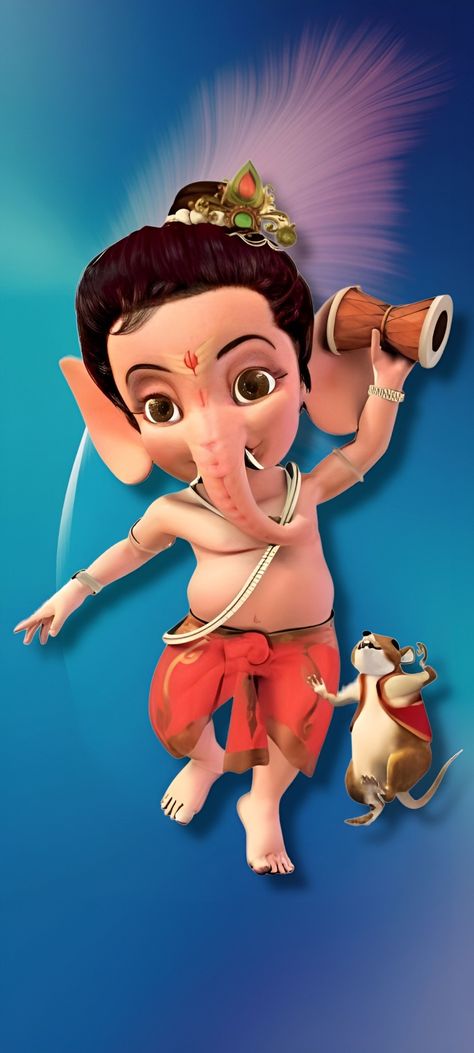 Bal Ganesh Wallpaper, Ganesha Cartoon, Baby Ganesh, Bal Ganesh, Surya Actor, Ganesh Ji Images, Kabir Singh, Buddha Tattoo Design, Ganesh Art Paintings