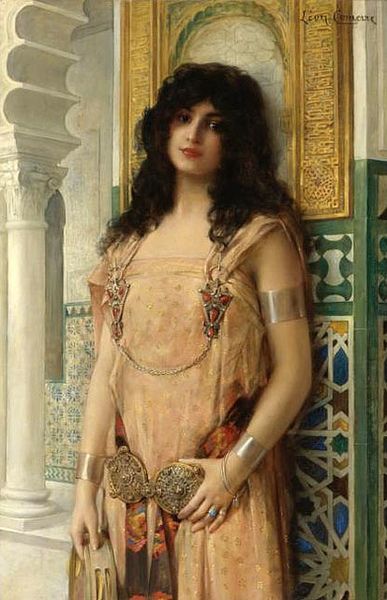 Greek Harem girl.  Did any escape, or were they killed when no longer lusted after?  Leon Francois Comeree Helsingor, فنسنت فان جوخ, John William Godward, Pre Raphaelite Art, Istoria Artei, Classic Paintings, Lukisan Cat Air, European Art, Beautiful Paintings