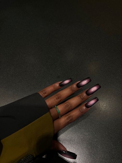 Neutral Goth Nails, Almond Nails Designs Black Women, Orb Nails, Angel Number Nails, Energy Nails, Pierced Nails, Sally Nails, Nail Design Glitter, Set Nails