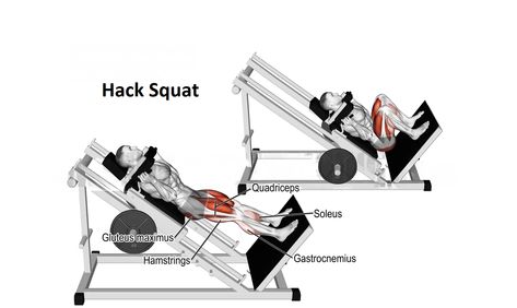 Hack squats are an exercise using machines that targets the muscles in the legs and quadriceps, specifically the latter. It is usually utilized as a supplement to squats, however, it can be the primary movement for the lower body during an exercise. Hack Squat is usually used for moderate or high reps, like 8-12 reps per set, […] Hack Squat Machine, Hack Squat, Shoulder Posture, Workout Pics, Squat Machine, Ankle Mobility, An Exercise, Lower Body, Build Muscle