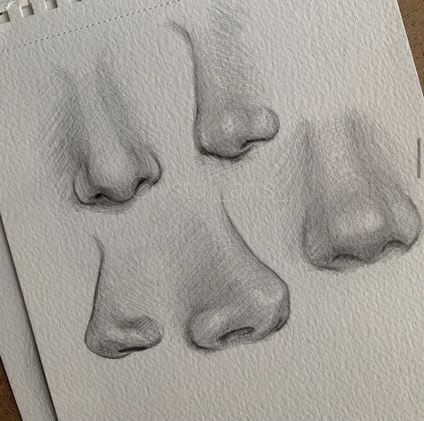 Anime Nose, Lips Sketch, Lip Drawing, Pencil Drawing Tutorials, Nature Art Drawings, Art Sketches Doodles, Nose Drawing, Portraiture Drawing, Sketches Tutorial