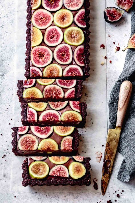 Fig Dessert Recipes, Raw Baking, Fig Dessert, Fig Tart, Bojon Gourmet, Vegan Pastries, Green Fig, Fig Recipes, Dessert Dips