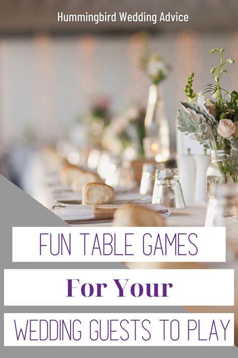 Games At Wedding Reception Fun, Games For Tables At Wedding, Table Activities Wedding, Table Games For Wedding Guests, Wedding Table Activities For Guests, Games During Wedding Reception, Wedding Table Questions, Wedding Games For Guests At The Table, Wedding Activities For Guests Games