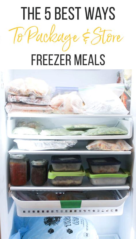 The 5 Best Ways to Package and Store Freezer Meals | Thriving Home Freezer Smoothie Packs, Best Freezer Meals, Freezer Smoothies, Crock Pot Freezer, Healthy Freezer Meals, Dump Meals, Menu Planner, Freezer Cooking, Make Ahead Meals