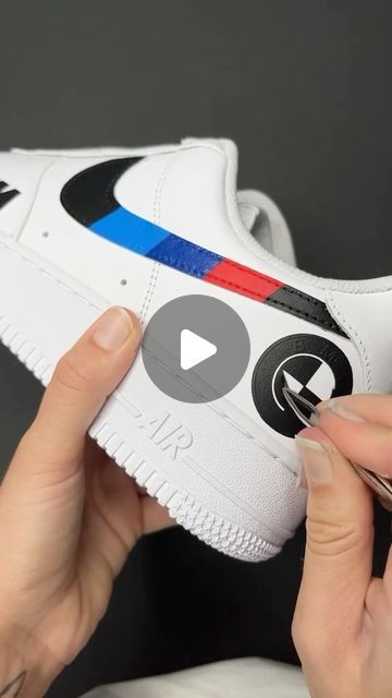 @mastrosneakers on Instagram: "BMW Custom Air Force 1s 🚘⁣⁣
Opinions about the final result?⁣⁣
share on story if you want a pair⁣⁣
credit: tsdcustoms⁣⁣
⁣⁣
⁣⁣
#customtrainers #nikeairforce1low #shoepainting #airforceone" Bmw Custom, Custom Bmw, Air Force 1s, Air Force One, Force One, Air Force Ones, Air Force 1 Low, Painted Shoes, Good Brands