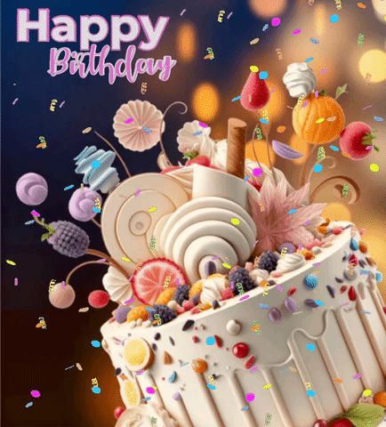 Happy Birthday GIF - Happy birthday - Discover & Share GIFs Gif Birthday Cake, Happy Birthday 3d Images, Happy Birthday Gifs Animated, Happy Birthday Cake Gif, Happy Birthday Gift Animate, Happy Birthday Gif Animation, Gif Happy Birthday, Happy Birthday Gif, Birthday Animated Gif