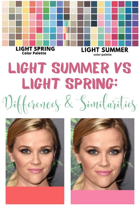 light summer Color Palette Light Summer, Spring And Summer Color Palette, Spring Vs Summer Color Analysis, Spring Skin Tone Color Palette, Light Spring Vs Light Summer, Light Summer Outfit Ideas, Light Summer Color Analysis, Light Summer Celebrities, Light Summer Color Palette Outfits