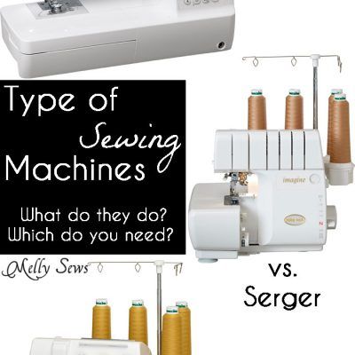 Sewing Machine vs Serger vs Coverstitch – What’s the Difference? Overlocker Tips, Sewing Knits, Melly Sews, Coverstitch Machine, Serger Sewing, Best Sewing Machine, Sewing Machine Reviews, Sewing Tricks, Sewing 101