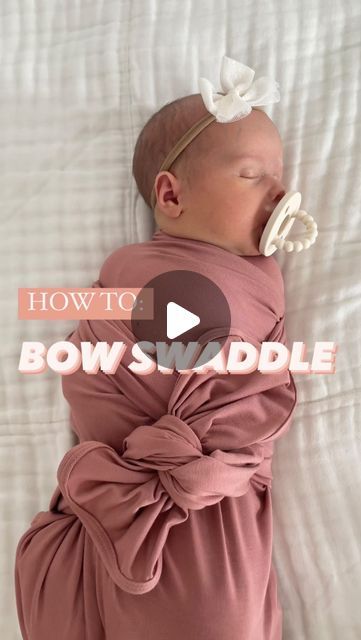 Lou Lou & Company on Instagram: "The bow swaddle! 🎀 🙌🏼 ⠀⠀⠀⠀⠀⠀⠀⠀⠀ Learning to swaddle with a Lou Lou blanket couldn’t be easier. Our material is silky soft, super stretchy and breathable for your baby. It takes just a few simple steps and you will be a pro at comforting and soothing your little babe. The key is the STRETCH of our swaddles. It’s like magic! ⠀⠀⠀⠀⠀⠀⠀⠀⠀ Have you tried a new way to swaddle? If not try this variation of the swaddle to add a little extra touch!" Swaddling Baby Newborns, Newborn Swaddle Photography, Swaddle Tutorial, Bow Swaddle, Baby Swaddle Pattern, Swaddling Techniques, Baby Hospital Pictures, Ollie Swaddle, Newborn Baby Hospital