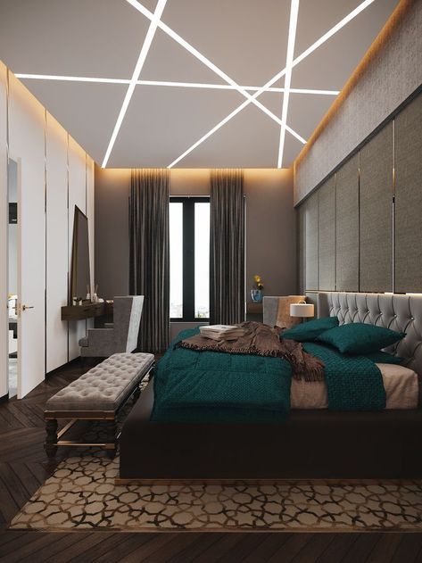 La Mecca, Bedroom Pop Design, Luxury Ceiling Design, Simple Ceiling Design, False Ceiling Bedroom, New Ceiling Design, Interior Ceiling Design, Pop False Ceiling Design, House Ceiling Design