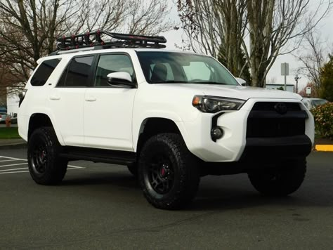 2019 Toyota 4Runner SR5 TRD UPGRADED / 4WD / Leather / LIFTED LIFTED Toyota 4runner Sr5 Premium, Lifted 4 Runner, White Toyota 4runner Blacked Out, Four Runner Toyota, 4 Runner Toyota Accessories, White 4runner Blacked Out, Toyota 4runner 3rd Gen, 2022 4runner, Lifted 4runner