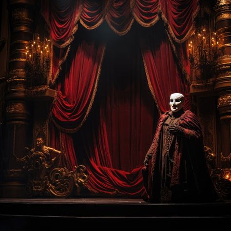 Old Theatre Aesthetic, Ballroom Extravaganza, Gothic Theatre, Gothic Theater, World Theatre Day, Costume Makeup, Gothic Style, Gothic Fashion, Ballroom