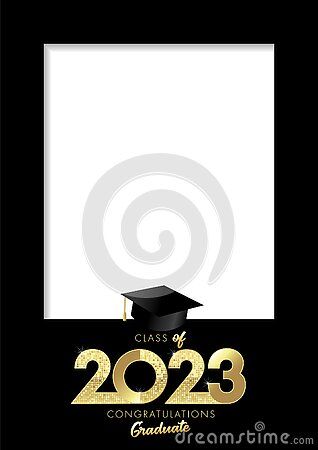 College Graduation Invitations, A4 Template, 2023 Graduate, Graduate Photo, Class Of 2023, Banner Vector, Frame Template, Graduation Invitations, College Graduation