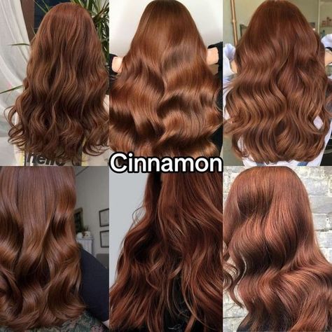 20 TRENDY AND VERSATILE CARAMEL HAIR COLOR IDEAS - julsweek Highlights Auburn Hair Caramel, Cinnamon Color Hair, Cinnamon Hair Color, Brown Auburn Hair, Cinnamon Hair Colors, Cinnamon Hair, Brown Hair Looks, Red Hair Inspo, Hair Color Caramel