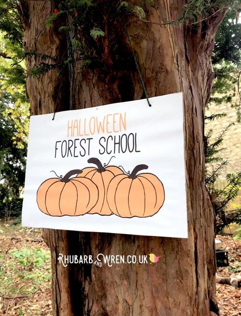 Halloween Nature Activities, Halloween Forest School, Halloween Forest School Activities, Forest School Activities For Older Kids, Forest School Tool Activities, Forest School Autumn Activities, Forest School Nature Activities, Bush Kindy, Nature Activities For Kids