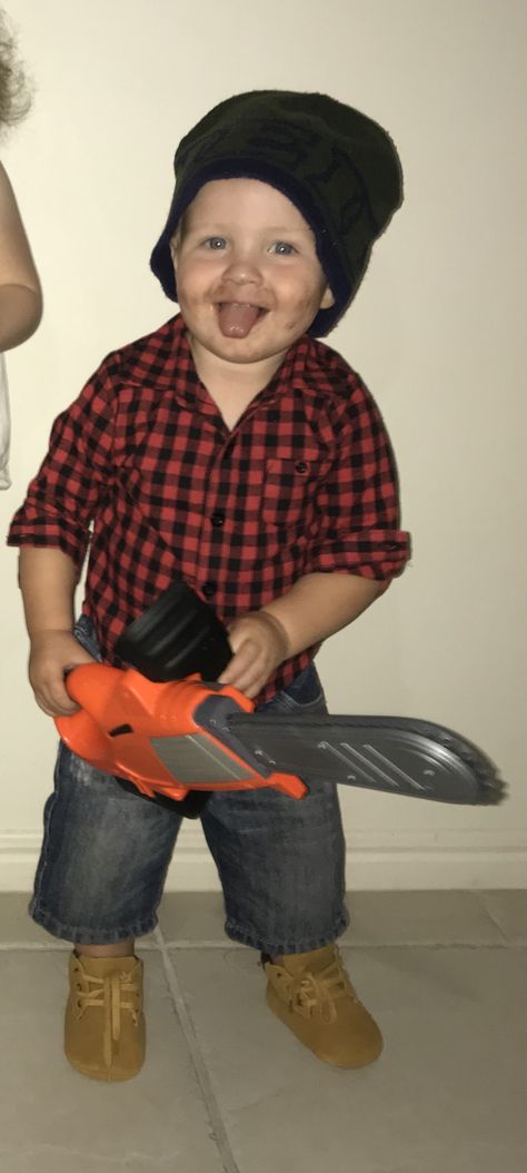 18mth old lumberjack easy Halloween costume Lumberjack Halloween, Easy Halloween Costume, Halloween Makeup Easy, Easy Halloween Costumes, Halloween Outfit, Lumberjack, Easy Halloween, Halloween Outfits, Simple Makeup