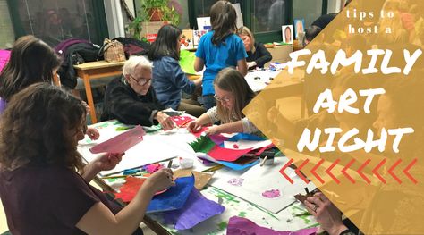 Family Art Night At School, Family Art Night, Art Advocacy, Family Involvement, Parent Night, Habits Of Mind, Night School, Art Night, Art Matters