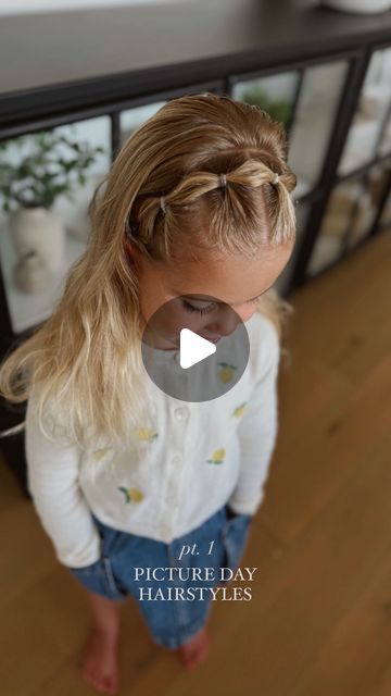 Camilla Thurman on Instagram: "My friends, I promised you more school hairstyles! So let’s have some fun with picture day hairstyles for school, family photos, or whatever you have on your calendar! 🫶🏻✨

Comment HAIR and I will send you a DM to shop everything we use! 

We shared this exact hairstyle last year for back to school and it just is too perfect!! Planning on having Lucy wear it again for her first day in next week! 

Don’t forget to enter in my August back-to-school GIVEAWAY! 
Share any hairstyle (and as many as you want to) that you try on your stories and tag me! Every tag/story is an entry! 
I’ll be picking 2 of you to send some of our favorite hair goodies! Giveaway will end on 8/31 ✨

#backtoschool #backtoschoolgiveaway #backtoschoolshopping #backtoschoolhair #backtoschoo Hair Styles For School Photo Day, Long Hair Picture Day Ideas, Kids Hair For Picture Day, Hairstyle For Class Picture, Cute School Photo Hairstyles, School Picture Day Hairstyles Short Hair, Easy Hair Down Hairstyles For School, 1st Grade School Pictures Hair, Easy Hairstyles For School Picture Day