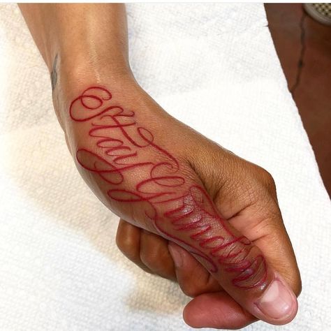 Side Hand Tattoos, 16 Tattoo, Money Tattoo, O Tattoo, Forearm Sleeve Tattoos, Writing Tattoos, Inspiration Tattoos, Red Ink Tattoos, Tattoo Lettering Fonts