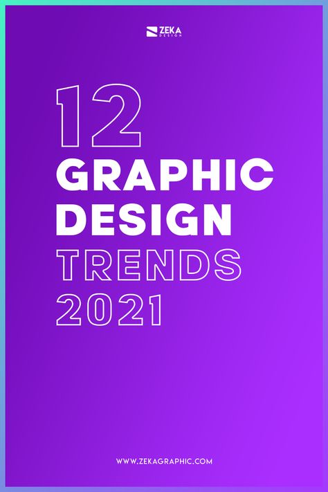 Discover what will be the next 12 graphic design trends in 2021, Typography chaos, duotone design or geometric shapes will be a big thing this year. Read this pots to discover all 12 design trends that graphic designers will be using this year! Click for more graphic design inspiration and the best design tips! #design #graphic #trends Trending Graphic Design, Typography Tutorial, Mises En Page Design Graphique, Minimalist Graphic Design, Graphic Trends, Graphic Design Course, Graphic Design Elements, Learning Graphic Design, Graphic Design Fonts