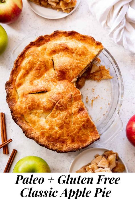 Pie Crust For Pot Pie, Crust For Pot Pie, Paleo Pie Crust, Paleo Apple Pie, Paleo Thanksgiving Recipes, Paleo Pie, Brownie Fudge, Gluten Free Apple Pie, Paleo Apple