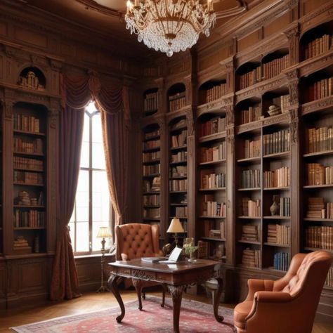 Room designs, room interior, study rooms, library, peace time, lavish study room #reels #trendingreels #interiordesign #ai_generated #trending #ai_artist Royal Study Room, Old Study Room, Designs Room, Room Window, Study Rooms, Window Room, Study Room, Room Designs, Room Interior