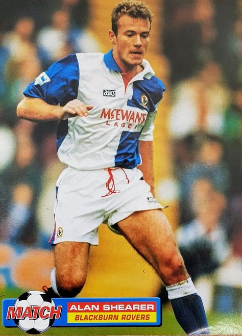 Alan Shearer, Franz Beckenbauer, Wigan Athletic, Blackburn Rovers, Football Uniform, Football Icon, Premier League Matches, Football Memorabilia, English Premier League