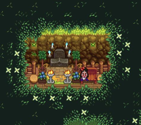 stardew valley forest farm grandpa’s shrine design Stardew Valley Forest Farm Aesthetic, Sdv Grandpa Shrine, Stardew Valley Grandpa Shrine Ideas, Sdv Forest Farm Ideas, Grandpa Shrine Stardew, Stardew Grandpa Shrine, Stardew Farm Layout Forest, Stardew Forest Farm Layout, Stardew Valley Grandpa Shrine