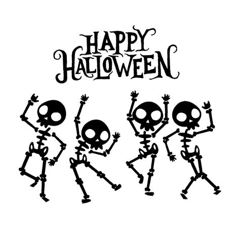 Happy Halloween Skeleton SVG File Funny Halloween SVG File - Etsy Skeleton Svg, Skeleton Dance, Skeleton Pumpkin, Image Svg, Halloween Witches, Halloween Embroidery, Halloween Skeleton, Svg Halloween, Free Halloween