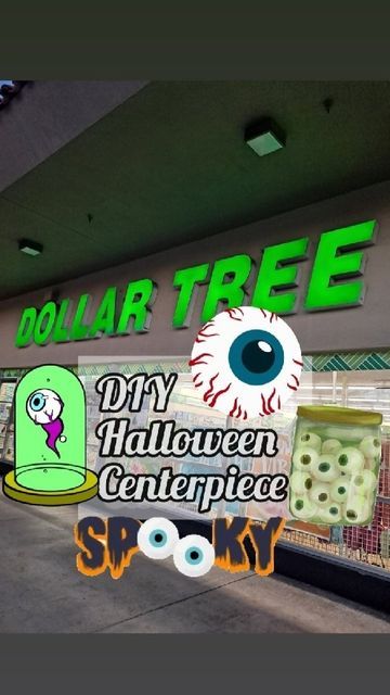 Dollar Tree Eyeball Craft, Dollar Tree Eyeballs, Halloween Dollar Tree, Spooky Eyes, Dollar Tree Halloween, Halloween Props Diy, Halloween Things, Halloween Centerpiece, Diy Candle Holders