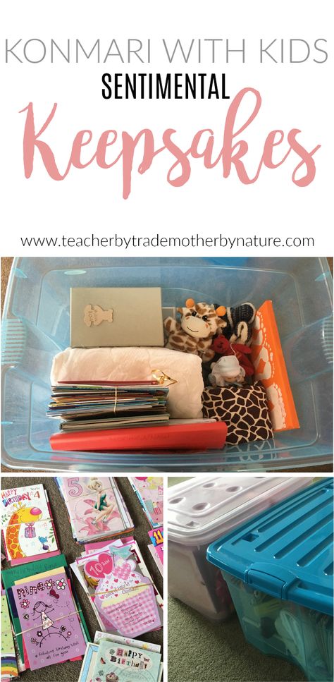 Organisation, Mari Kondo, Sentimental Clutter, Play Ideas For Toddlers, Children Storage, Kon Mari, Konmari Organizing, Ocd Organization, Kids Memories