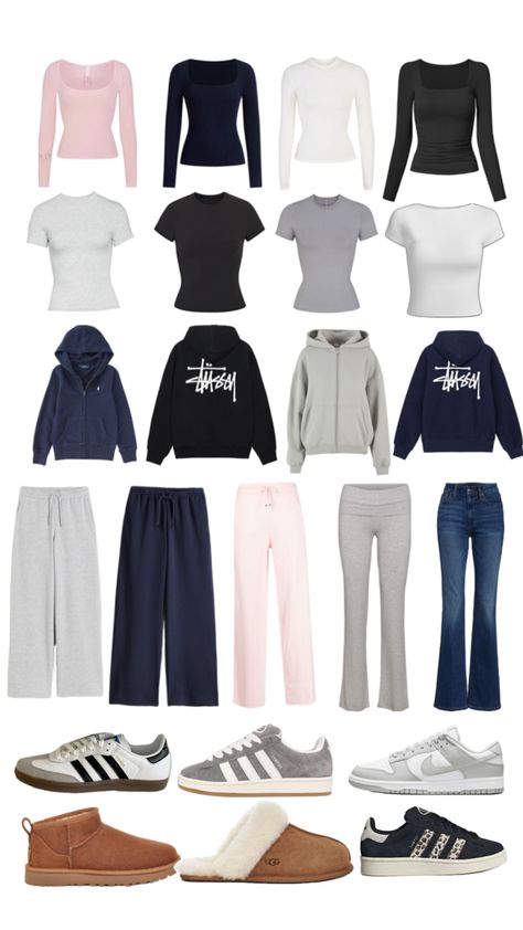 Stockholm style Simple Outfits For School, Clothing Staples, Outfit Inspo Casual, Fits Clothes, Stockholm Fashion, Simple Trendy Outfits, Cute Everyday Outfits, Baddie Outfits Casual, Dope Outfits