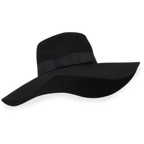 San Diego Hat Company Extra-Large Brim Felt Fedora Hat ($80) ❤ liked on Polyvore featuring accessories, hats, black, felt fedora hat, crown hat, felt fedora, floppy brim fedora and brimmed hat Black Hat Fashion, Hats Fedora, Wide Hat, Hat Shelf, Felt Crown, Hat Fedora, Black Fedora, Hats Black, Floppy Hats